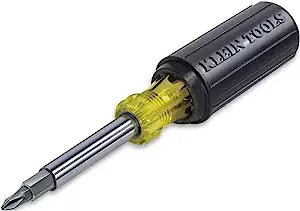 11-in-1 Multi Bit Screwdriver & Nut Driver - Cushion Grip Handle