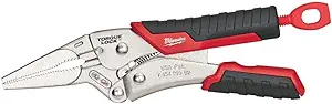 6 in. Torque Lock Long Nose Locking Pliers with Durable Grip