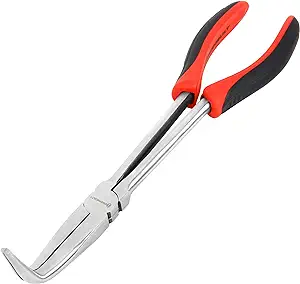 Powerbuilt 11 Inch 90 Long Reach Long Nose Pliers - 640862