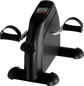 Wakeman Fitness Under Desk Bike and Pedal Exerciser with Calorie Counter