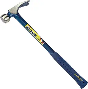Estwing E3-25S 25oz 18 Smooth Face Builder Series Framing Hammer w/ Vinyl Grip