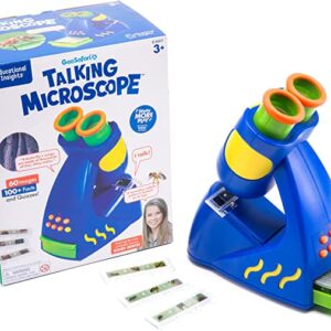 Educational Insights GeoSafari Jr. Talking Kids Microscope, Preschool Science Toy, Featuring Bindi Irwin, Gift for Boys & Girls, STEM & Science Toy, Ages 3+