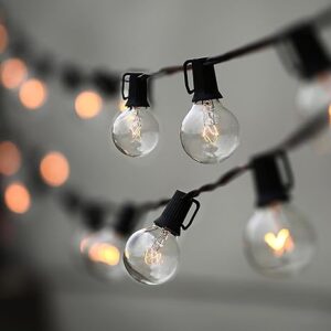 LAMPAT String Lights, 25Ft G40 Globe String Lights with Bulbs-UL Listd for Indoor/Outdoor Commercial Decor