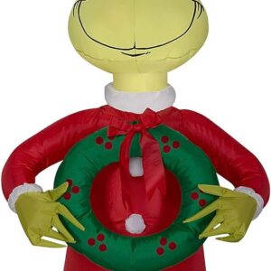 Gemmy 11108 Air Blown Santa Grinch