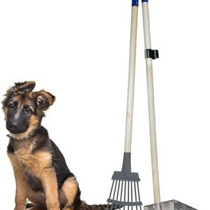 Spotty Metal Tray & Rake